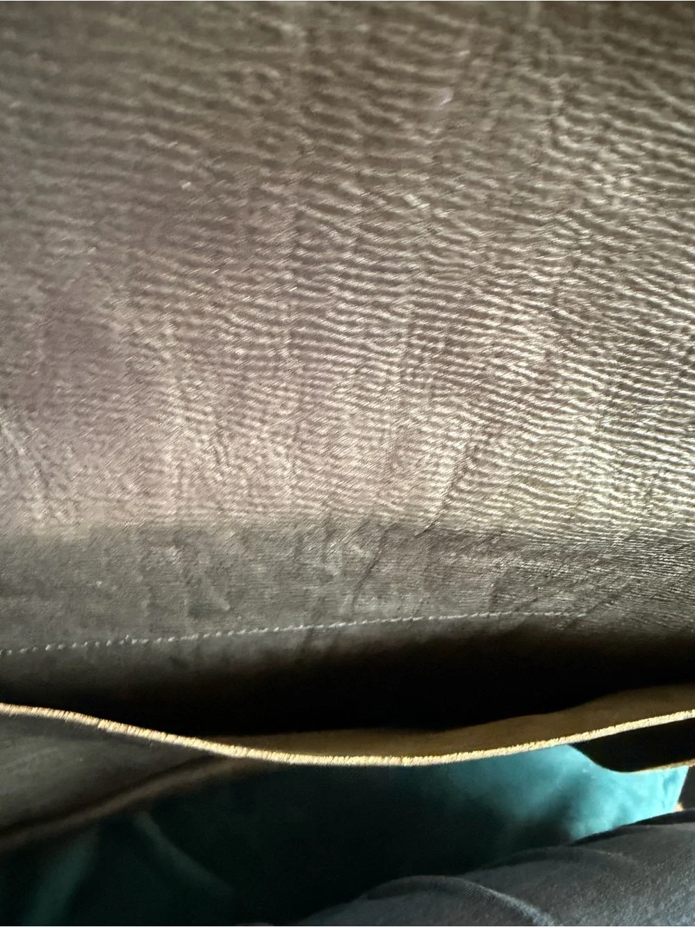Men's Fluevog Black Leather Messenger Bag - Classic Professional Briefcase